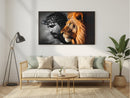 Jesus e o Leão de Judá: Quadro Decorativo | Arte Cristã em Alta Resolução 4K ✝🦁
