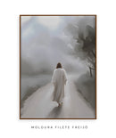 Quadro Minimalista: Caminhando com Jesus | Arte Cristã, alta resolução 4K - Autoria Própria 🙏🏼✨