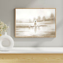 Quadro Cristão: Jesus, o Pastor de Luz | Obra Espiritual Decorativa - Arte 4K Decore PAZ 🐑🕊️