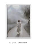 Quadro Minimalista: Caminhando com Jesus | Arte Cristã, alta resolução 4K - Autoria Própria 🙏🏼✨