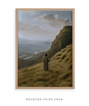 Jesus no Monte – Apreciando a Criação de Deus | Quadro Decorativo 4K, Decore PAZ ⛰️🌥️