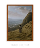 Jesus no Monte – Apreciando a Criação de Deus | Quadro Decorativo 4K, Decore PAZ ⛰️🌥️