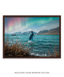 Quadro Decorativo: Jesus sobre o mar e a Aurora Boreal | Decore Paz 4K 🙏🏼🏞️