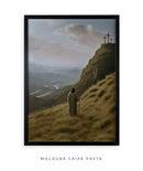 Jesus no Monte – Apreciando a Criação de Deus | Quadro Decorativo 4K, Decore PAZ ⛰️🌥️