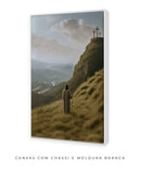 Jesus no Monte – Apreciando a Criação de Deus | Quadro Decorativo 4K, Decore PAZ ⛰️🌥️