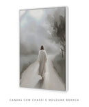 Quadro Minimalista: Caminhando com Jesus | Arte Cristã, alta resolução 4K - Autoria Própria 🙏🏼✨