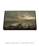 Mar Vermelho dividido: um passo de fé cria caminho no mar 🗺️🗾| Quadro Decorativo Representando a Bíblia - Decore PAZ Decore Paz