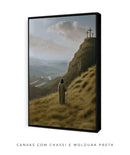 Jesus no Monte – Apreciando a Criação de Deus | Quadro Decorativo 4K, Decore PAZ ⛰️🌥️