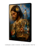 Quadro Decorativo Cristão: A Jornada de Jesus | Arte Cristã, alta resolução 4K - Autoria Própria 🕊️🌊⛰️🙏🏼