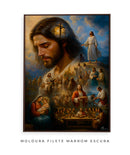 Quadro Decorativo Cristão: A Jornada de Jesus | Arte Cristã, alta resolução 4K - Autoria Própria 🕊️🌊⛰️🙏🏼