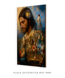 Quadro Decorativo Cristão: A Jornada de Jesus | Arte Cristã, alta resolução 4K - Autoria Própria 🕊️🌊⛰️🙏🏼