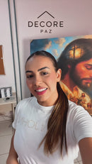 Quadro Decorativo Cristão: A Jornada de Jesus | Arte Cristã, alta resolução 4K - Autoria Própria 🕊️🌊⛰️🙏🏼